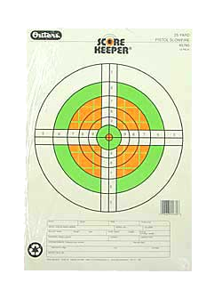Champion Traps & Targets Scorekpr 25yd Fluor Pistol