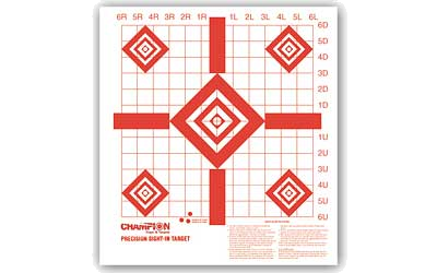 Champion Traps & Targets Rf Prec Sight-In Target 10-Pack