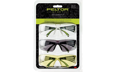 3M/Peltor Securefit 400 Eye Protection 3-Pack