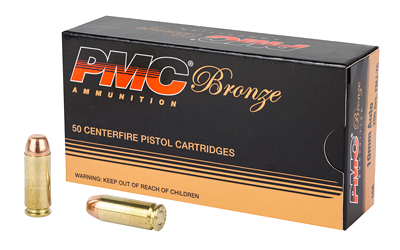 PMC Ammunition 10mm 200 Grain Full Metal Jacket Ammunition – 50 Rounds