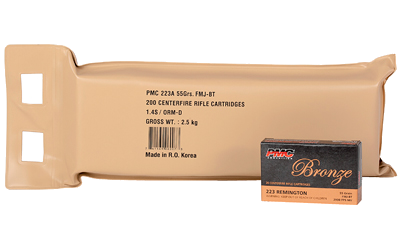 PMC Ammunition .223 Rem 55 Grain Full Metal Jacket Ammunition – 200 Rounds