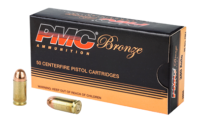 PMC Ammunition .380 ACP 90 Grain Full Metal Jacket Ammunition – 50 Rounds