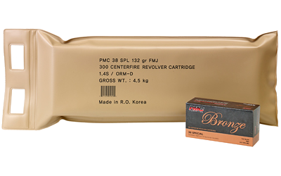 PMC Ammunition .38 Special 132 Grain Full Metal Jacket Ammunition – 300 Rounds