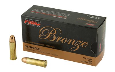 PMC Ammunition .38 Special 132 Grain Full Metal Jacket Ammunition – 50 Rounds