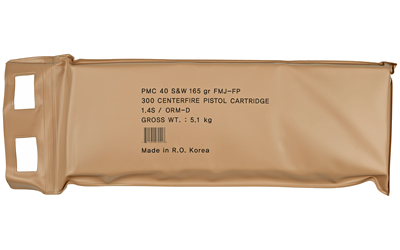 PMC Ammunition .40 S&W 165 Grain Full Metal Jacket Ammunition – 300 Rounds