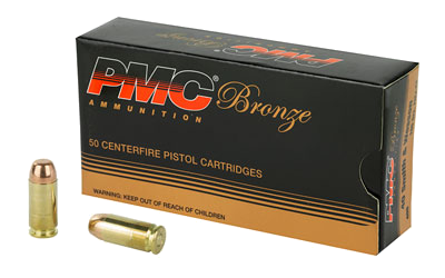 PMC Ammunition .40 S&W 165 Grain Full Metal Jacket Ammunition – 50 Rounds
