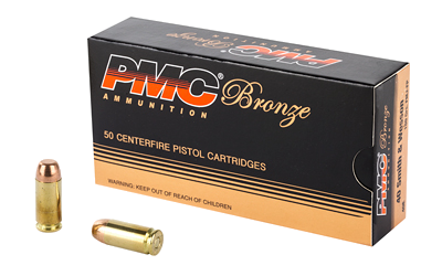 PMC Ammunition .40 S&W 180 Grain Full Metal Jacket Ammunition – 50 Rounds