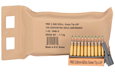 PMC Ammunition Xtac 5.56 NATO 62 Grain Full Metal Jacket Ammunition – 120 Rounds