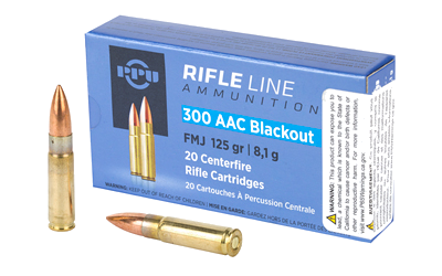 Prvi Partizan .300 Blackout 125 Grain Full Metal Jacket Ammunition – 20 Rounds