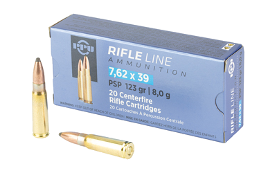 Prvi Partizan Pointed 7.62x39 123 Grain SP Ammunition – 20 Rounds