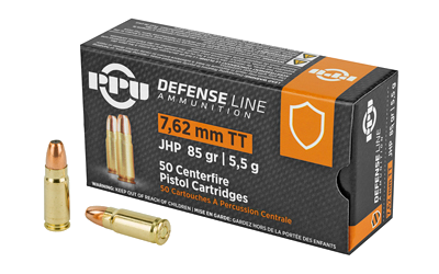 Prvi Partizan 7.62 Tokarev Jhp 7.62mm 85 Grain Jacketed Hollow Point Ammunition – 50 Rounds