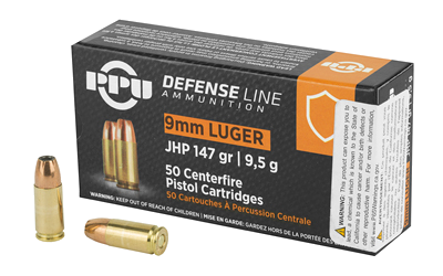 Prvi Partizan 9mm 147 Grain Jacketed Hollow Point Ammunition – 50 Rounds