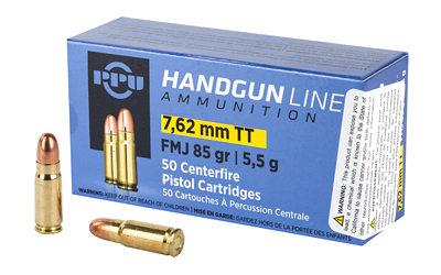 Prvi Partizan 7.62 Tokarev Fmj 7.62mm 85 Grain Full Metal Jacket Ammunition – 50 Rounds