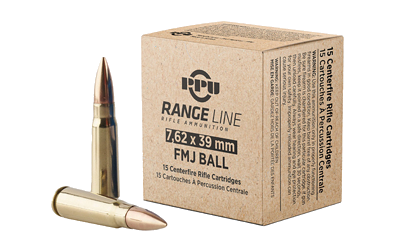 Prvi Partizan Range 7.62x39 123 Grain Full Metal Jacket Ammunition – 15 Rounds