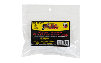 Pro-Shot Products Patches 100-Pack – Patch .22-.270 Caliber 100ct