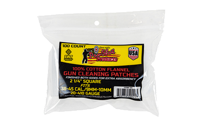 Pro-Shot Products Patches .38–45 Caliber / .410–20 Gauge 100-Pack