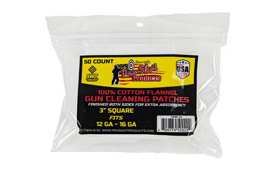 Pro-Shot Products Patches 12–16 Gauge / 12 Gauge 50-Pack