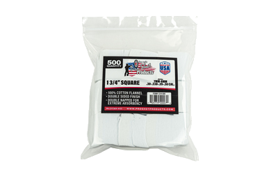 Pro-Shot Products Patches 500-Pack – Patch 7mm-.38 Caliber 1 3/4" 500c