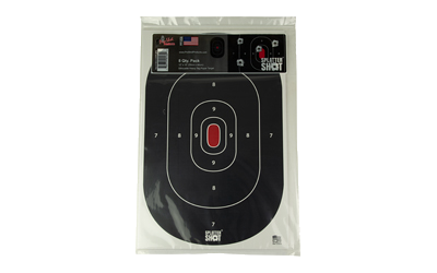 Pro-Shot Products Proshot 12x18 Silh Ss Black 8-Pack