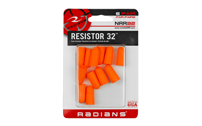 Radians Resistor Earplug 6 Pairs