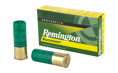 Remington Exp 12 Gauge BUCKSHOT Ammunition – 5 Rounds