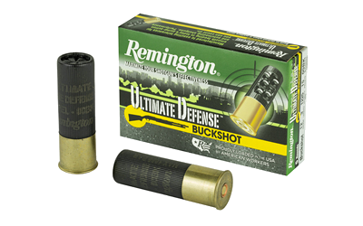 Remington Ult Def 12 Gauge BUCKSHOT Ammunition – 5 Rounds