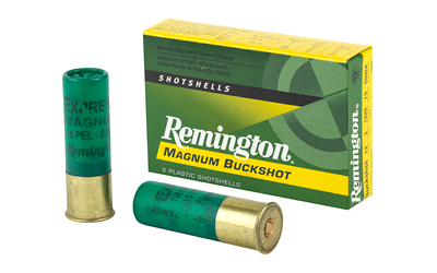 Remington Exp 12 Gauge BUCKSHOT Ammunition – 5 Rounds