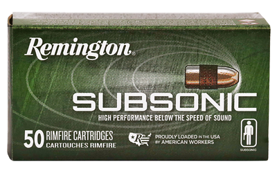 Remington Sub .22 LR 40 Grain Hollow Point Ammunition – 50 Rounds