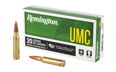 Remington UMC .308 Win 150 Grain Full Metal Jacket Ammunition – 20 Rounds