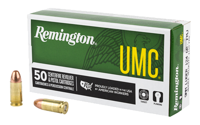 Remington UMC 9mm 124 Grain Full Metal Jacket Ammunition – 50 Rounds