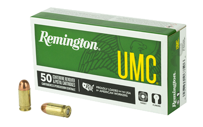 Remington UMC .380 ACP 95 Grain Full Metal Jacket Ammunition – 50 Rounds