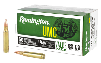 Remington UMC .223 Rem 55 Grain Full Metal Jacket Ammunition – 50 Rounds