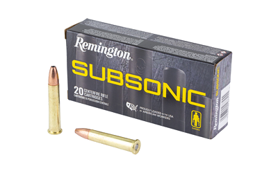 Remington 360buck HMR Subsonic 250 Grain Ammunition – 20 Rounds