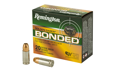 Remington Golden Sbr 9mm 124 Grain Ammunition – 20 Rounds