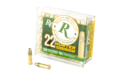 Remington Hntr .22 LR 40 Grain Hollow Point Ammunition – 100 Rounds