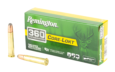 Remington 360 Bckhmr 200 Grain SP Ammunition – 20 Rounds