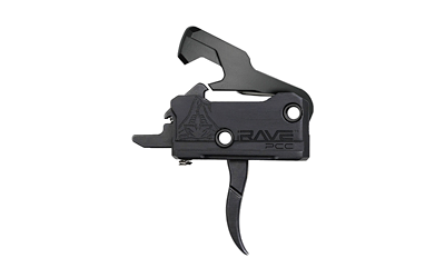 Rise Armament Rave-PCC Curved Trigger – Black