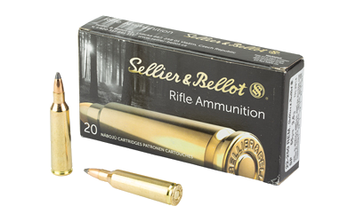 Sellier & Bellot .22-250 Rem 55 Grain SP Ammunition – 20 Rounds