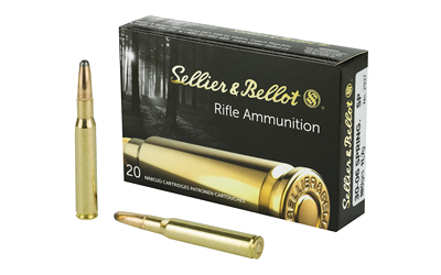 Sellier & Bellot .30-06 Springfield 180 Grain SP Ammunition – 20 Rounds