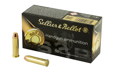 Sellier & Bellot .357 Magnum 158 Grain Full Metal Jacket Ammunition – 50 Rounds