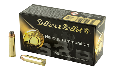 Sellier & Bellot .357 Magnum 158 Grain SP Ammunition – 50 Rounds