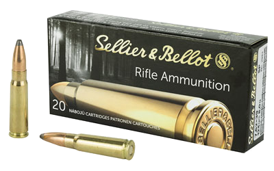 Sellier & Bellot 7.62x39 124 Grain SP Ammunition – 20 Rounds
