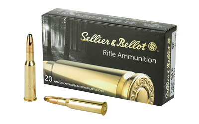 Sellier & Bellot 762x54r 180 Grain SP Ammunition – 20 Rounds