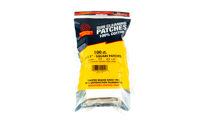 Shooter's Choice 2.5" Square Patches 100-Pack