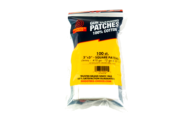 Shooter's Choice 3" Square Patches 100-Pack