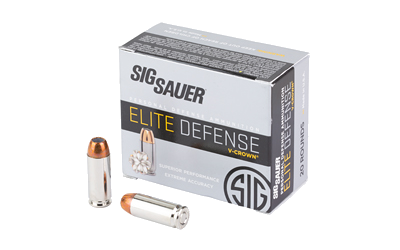 SIG Sauer Ammo 10mm 180 Grain Jacketed Hollow Point Ammunition – 20 Rounds