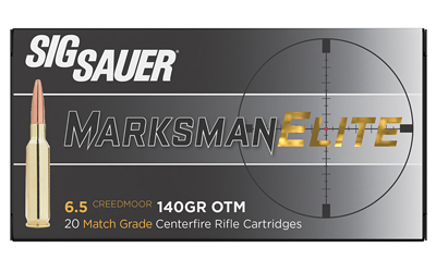 SIG Sauer Ammo 6.5 Creedmoor 140 Grain Ammunition – 20 Rounds