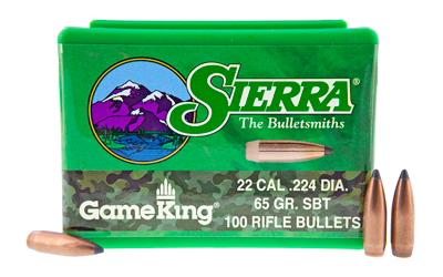Sierra Bullets Gameking .224 65 Grain 100-Count