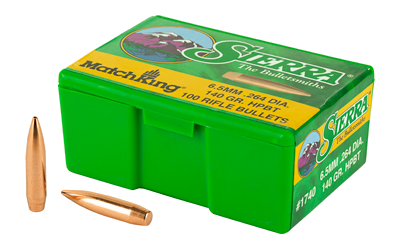 Sierra Bullets Matchking .264 140 Grain 100-Count