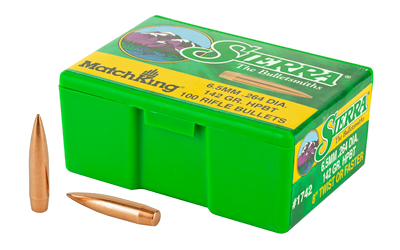 Sierra Bullets Matchking .264 142 Grain 100-Count